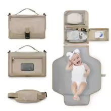 3 in 1 Baby Changing Bag – Nappy Bag, Changing Mat & Organiser