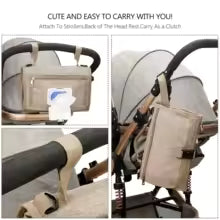 3 in 1 Baby Changing Bag – Nappy Bag, Changing Mat & Organiser