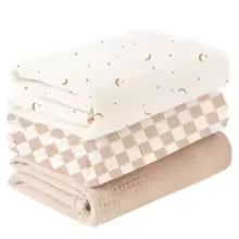 Organic Muslin Swaddle Blanket Set
