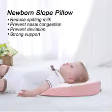 Newborn Slope Pillow — Anti-Reflux & Anti-Slip Baby Positioning Pillow